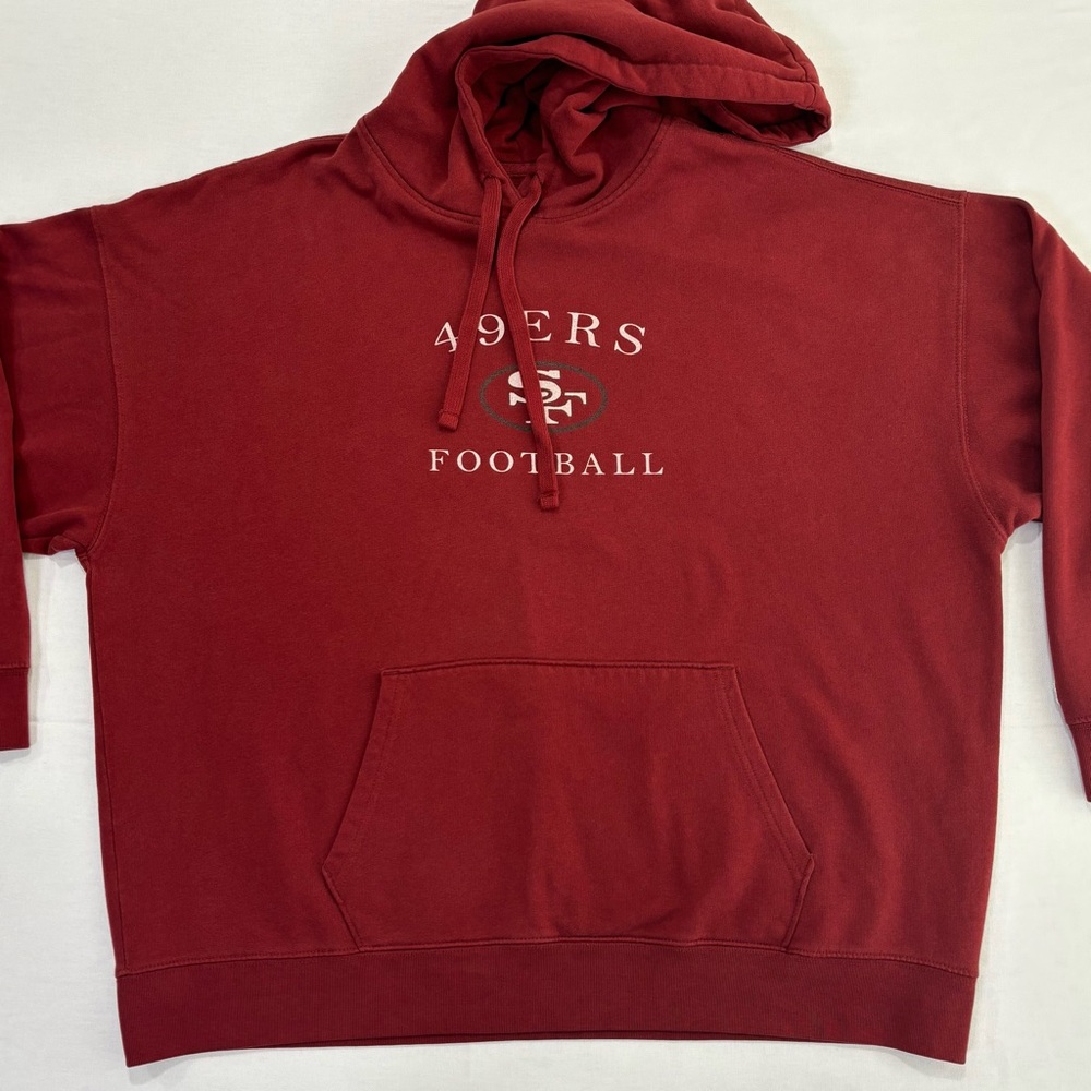 Tailgate × NFL 49ers Cozy Oversized Hoodie, Game-Day Essential, Size Medium, GUC